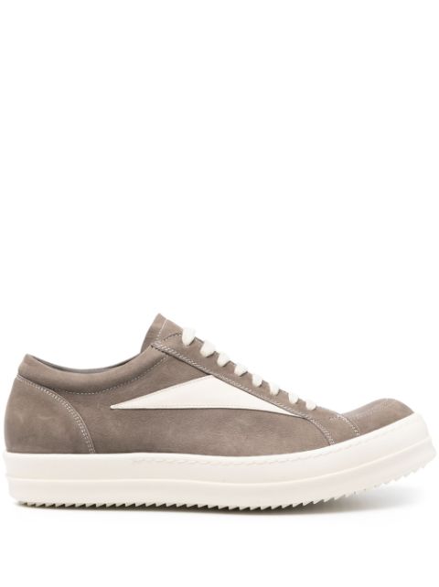 Rick Owens colourblock suede sneakers