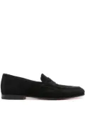 Santoni Carlo suede loafers - Black