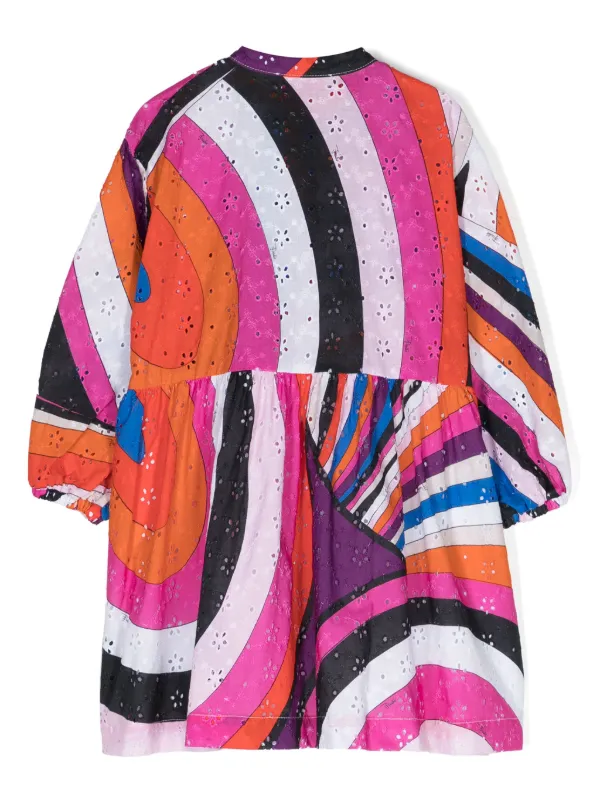 pucci cotton dress Pucci L'Alba Cotton-Linen Mini Dress