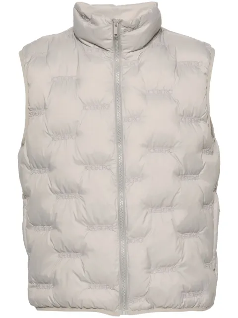 Iceberg embroidered-logo padded gilet