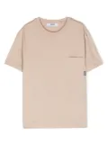 MSGM Kids jersey cotton T-shirt - Neutrals