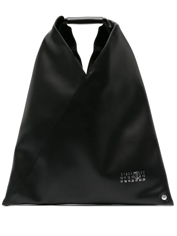 MM6 Maison Margiela Small Japanese Leather Tote Bag - Farfetch