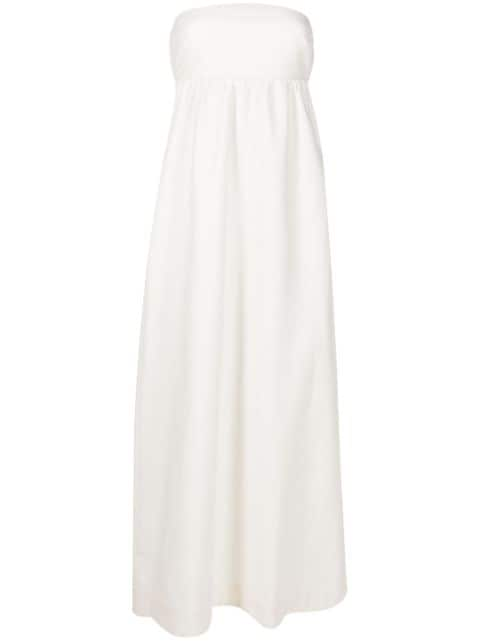 Adriana Degreas strapless flared maxi dress