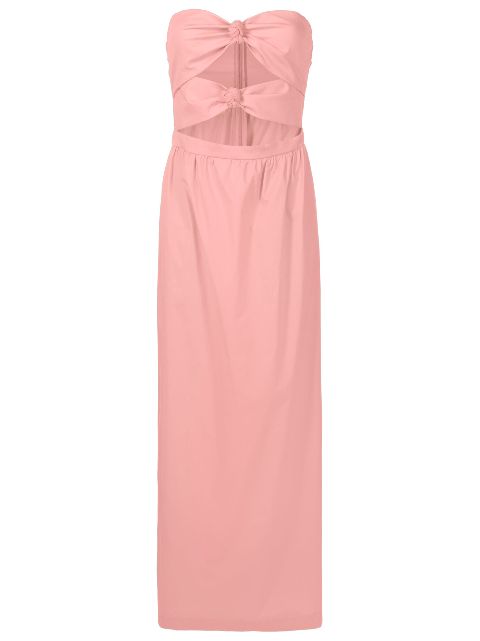 Adriana Degreas cut-out knot-detail maxi dress