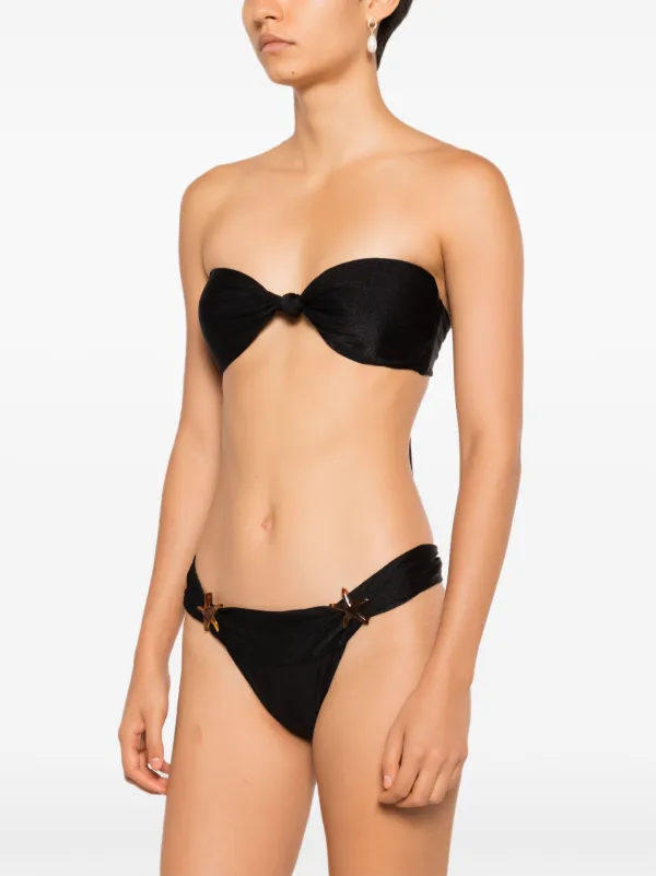 Adriana Degreas Strapless stretch-jersey Bikini | Black