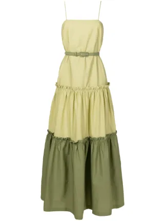 green jellyfish dress Teal Gradient Beaded Jellyfish Skirt Chiffon Homecoming Dress P3148