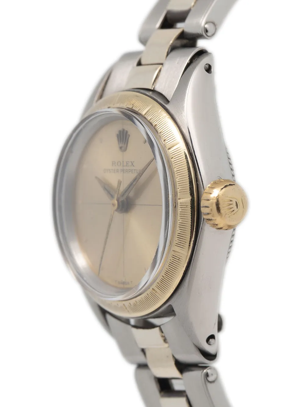 Pre-owned Rolex Oyster Perpetual 20mm In Gold