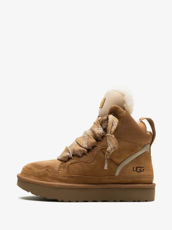 UGG Alin 1005316 Suede Ankle Boots Lace Up High Top Sneakers Shoes Mens sz 7 UGG M Lowmel Chestnut | Footshop main image 3