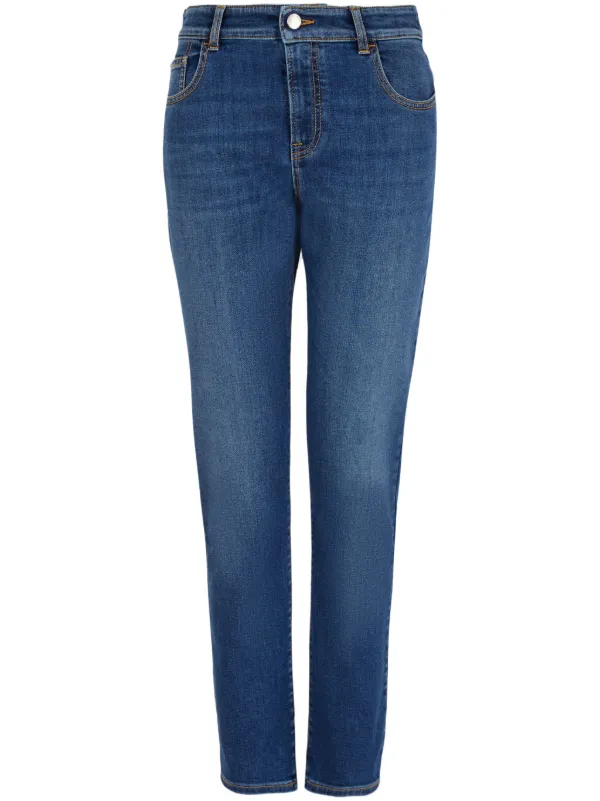 Balmain Jeans Svasati a Gamba Ampia con Ricamo Logo donna - Outlet