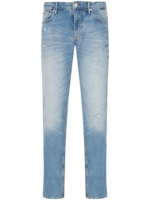 Emporio Armani J06 distressed slim-fit jeans