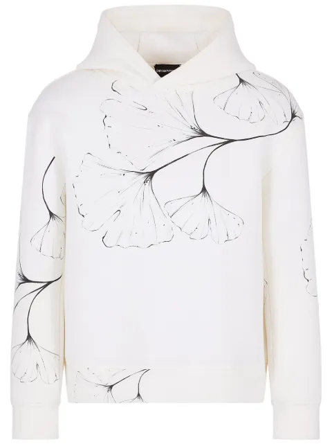Emporio Armani graphic-print hoodie