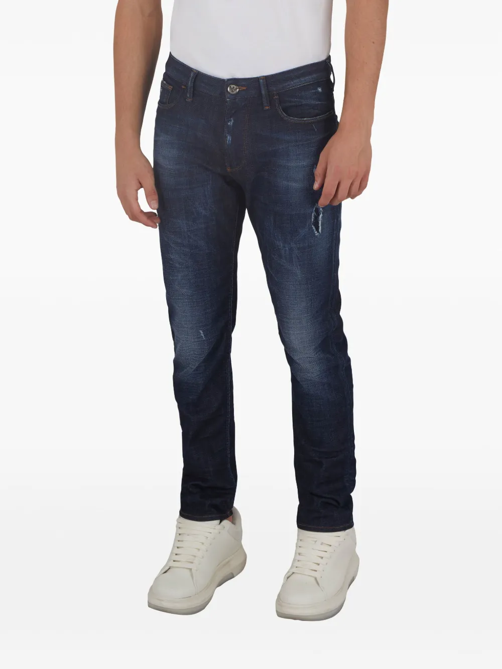 emporioarmani Emporio Armani Straight jeans - Blauw
