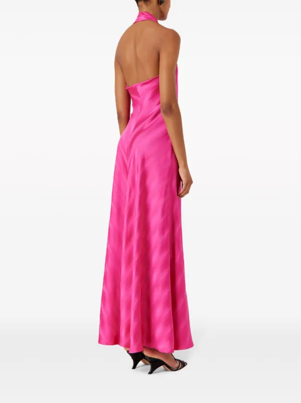 ワンピース FETICO 23aw SATIN HALTED DRESS FETICO(フェティコ)のSATIN HALTER DRESS(ドレス)の通販