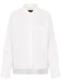 Emporio Armani drop-shoulder cotton shirt - White