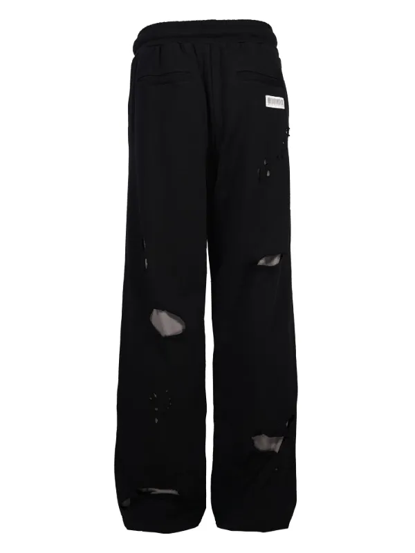 Ripped sweatpants hot sale