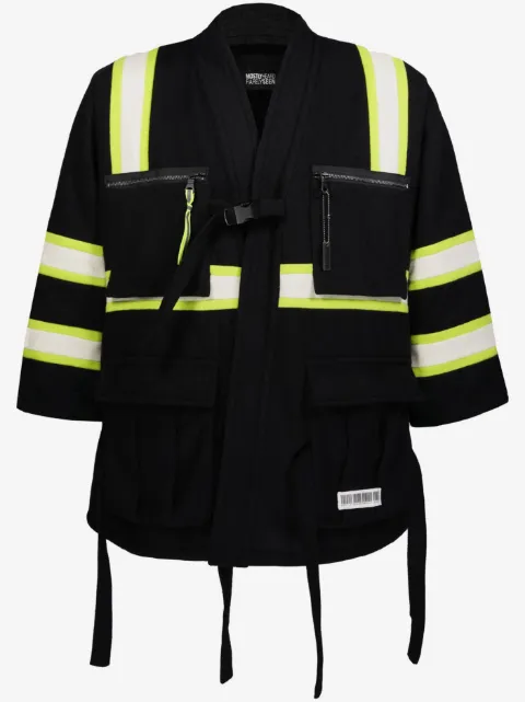 Mostly Heard Rarely Seen cargo wool-blend jacket 