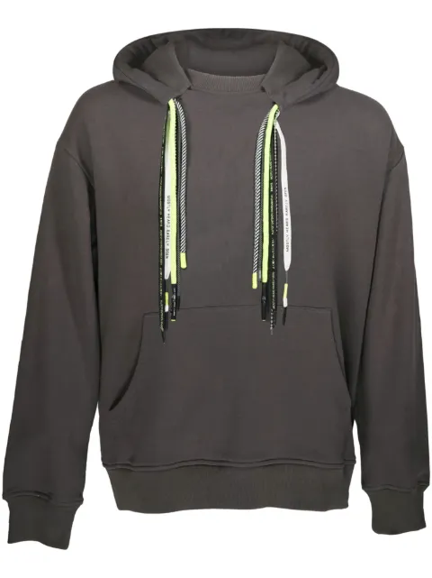 Mostly Heard Rarely Seen panelled long-sleeve hoodie