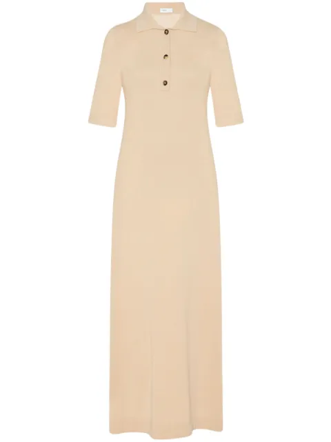 Rosetta Getty wool-cashmere polo midi dress