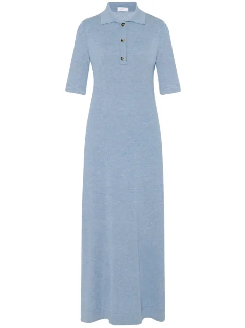 Rosetta Getty wool-cashmere polo midi dress