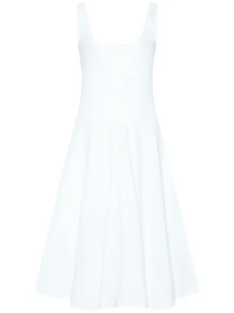 Rosetta Getty scoop-neck flared dress