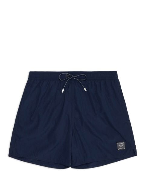 Emporio Armani logo-appliqué swim shorts