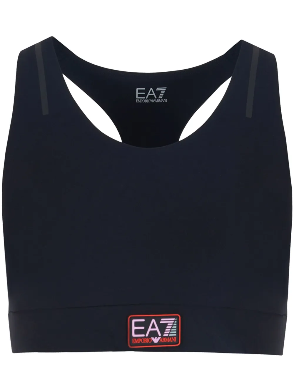 EA7 LOGO-APPLIQUÉ SPORTS BRA