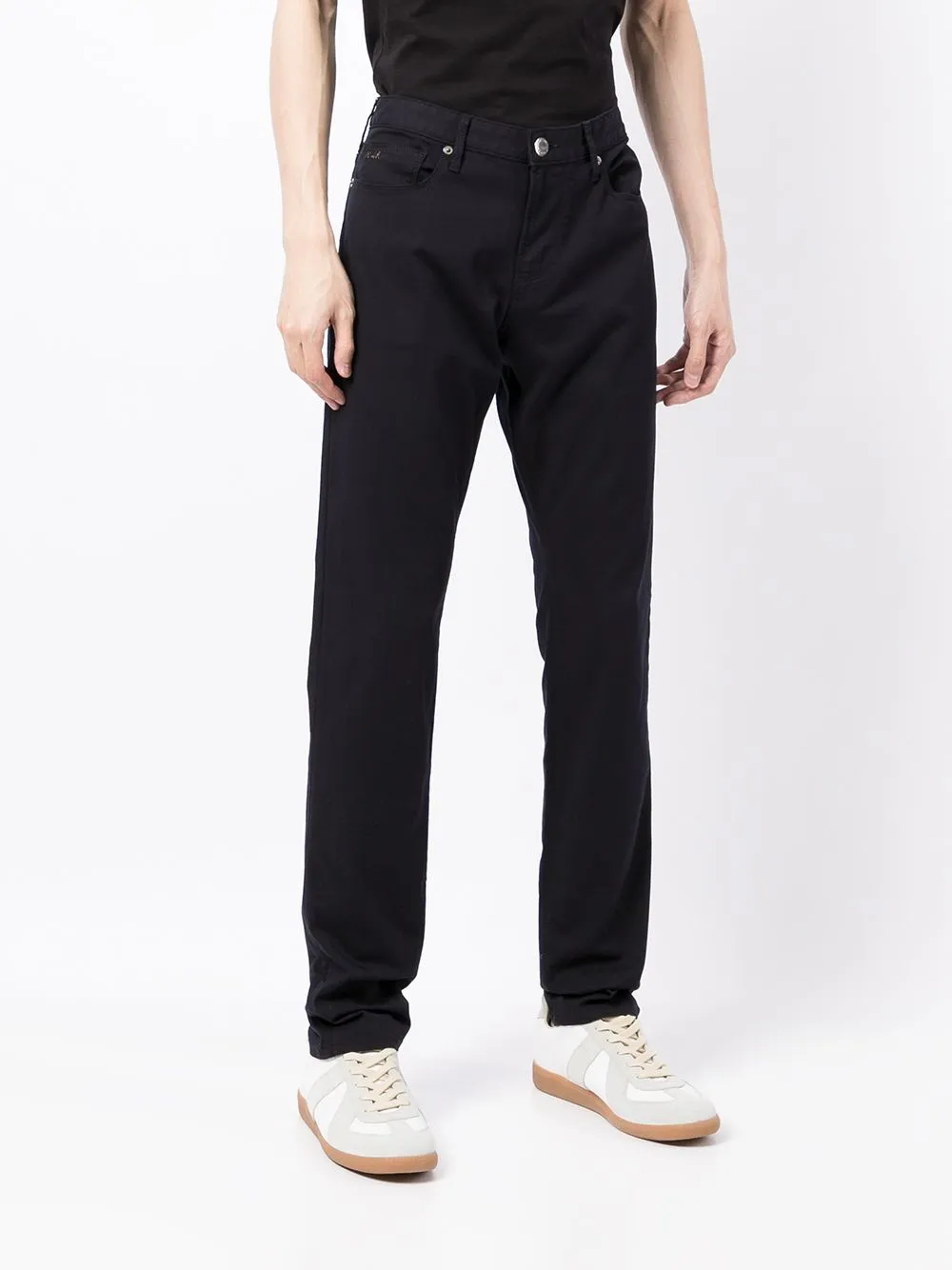 Emporio Armani Straight jeans Zwart