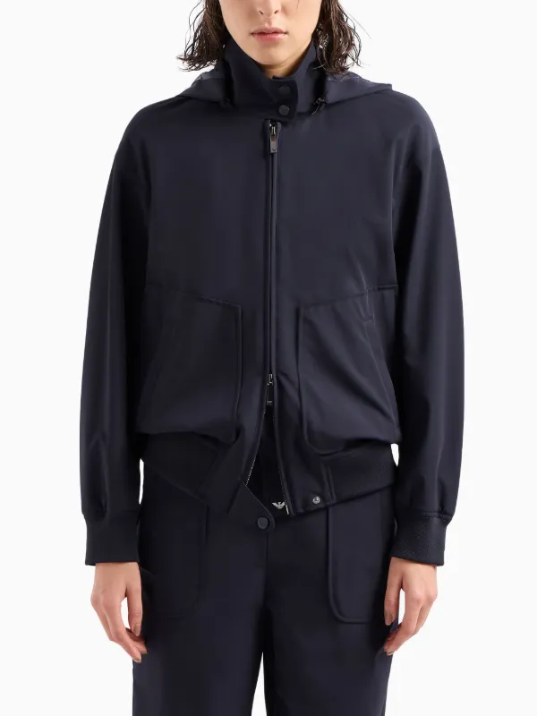 Emporio Armani フーデッド ジップジャケット - Farfetch