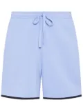 Rosetta Getty x Violet Getty wool-cotton track pants - Blue