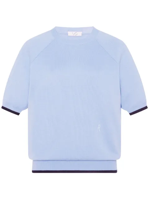 Rosetta Getty top tejido de ROSETTA GETTY x Violet Getty