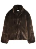 Rosetta Getty x Violet Getty faux-fur jacket - Brown