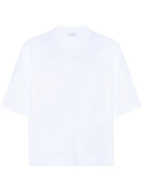 X Violet Getty t-shirt crop - Rosetta Getty - Modalova