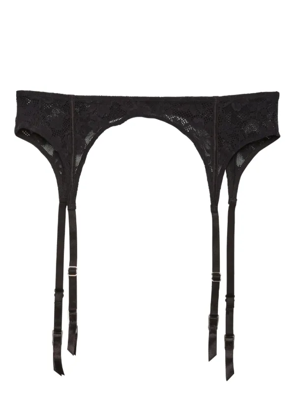 lace garter belt Yomorio Floral Lace Garter Bra Set main image 1