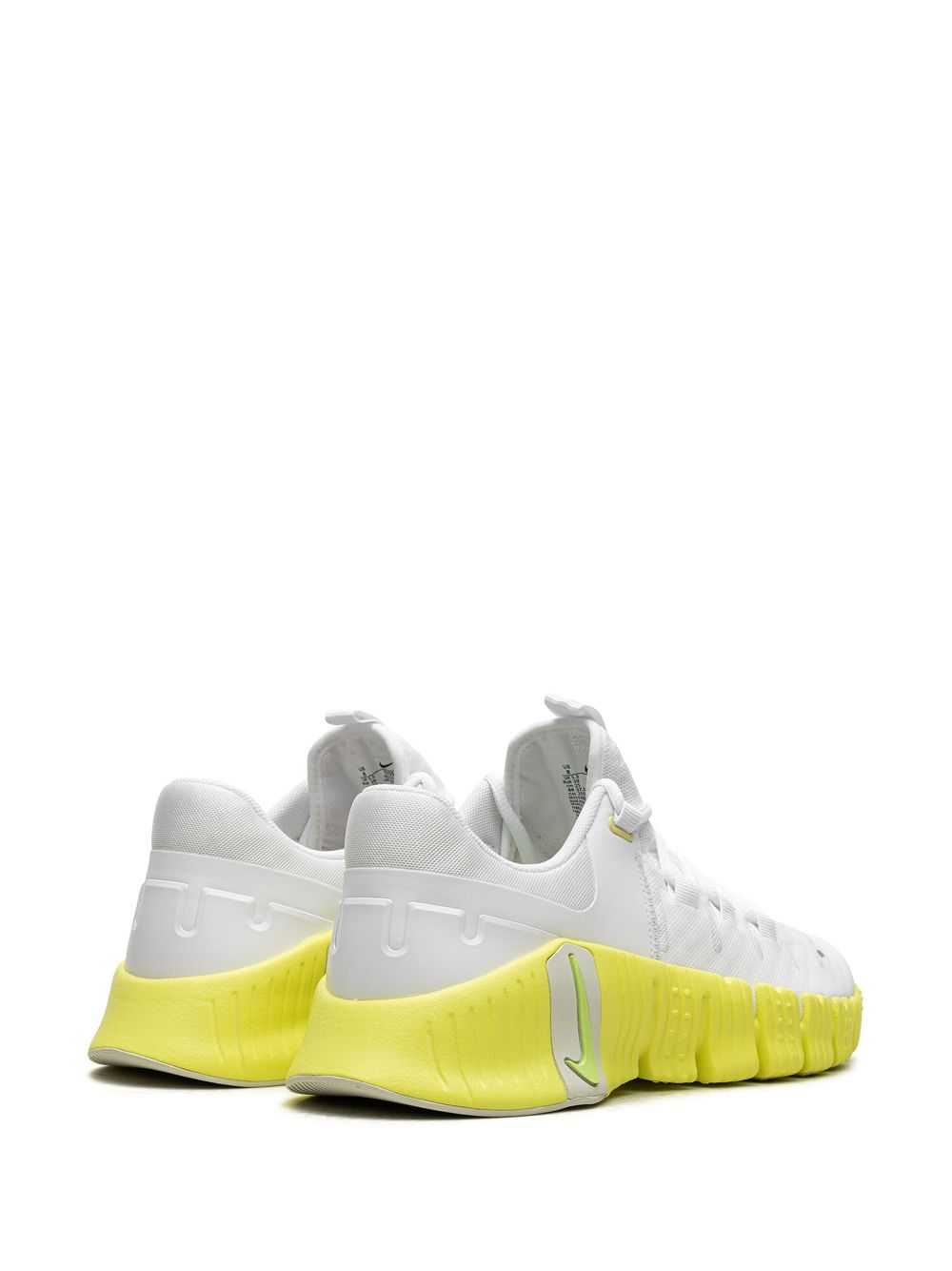 Shop Nike Free Metcon 5 "lime Blast" Sneakers In White
