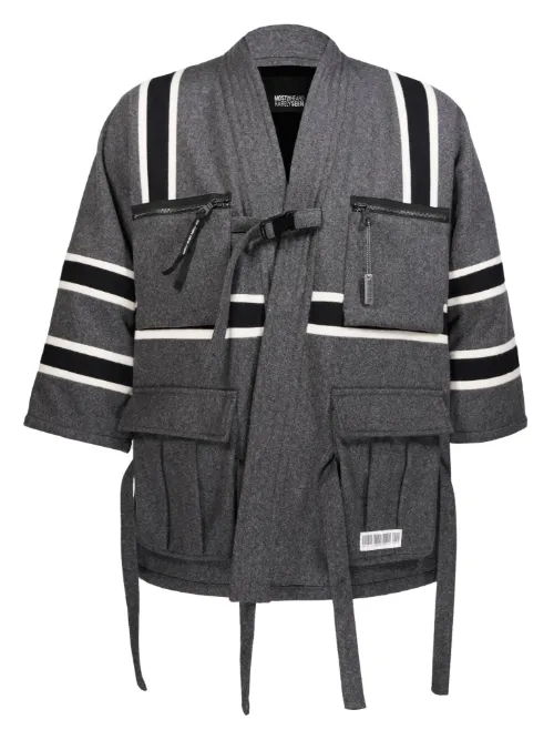 Veste en laine à poches cargo - Mostly Heard Rarely Seen - Modalova