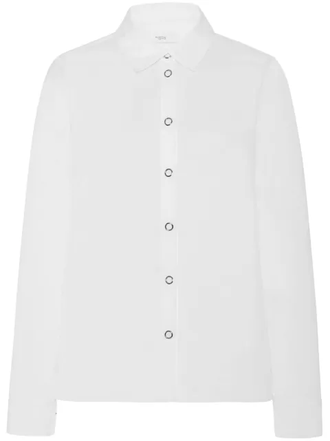 Rosetta Getty camisa de organza con botones a presión