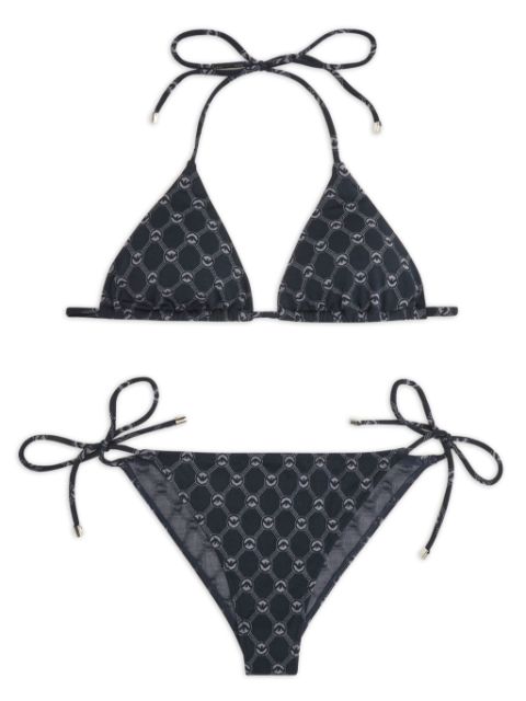 Emporio Armani logo-print bikini set