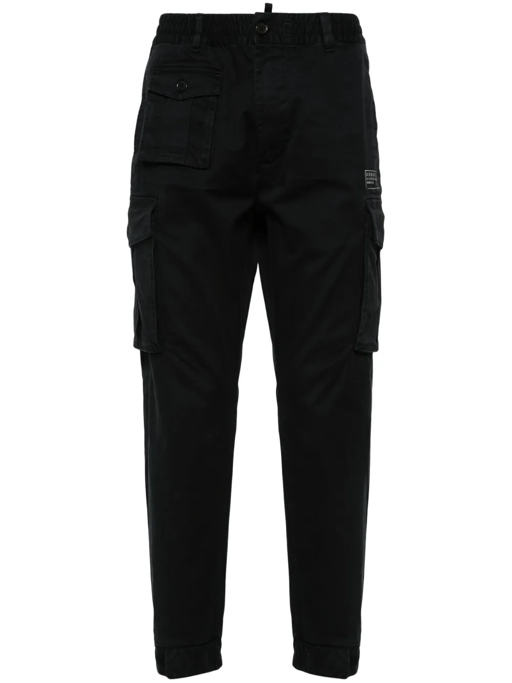 Shop Dsquared2 Urban Cypros Cargo Trousers In Black