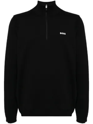 C.P. Company ハーフジップ スウェットシャツ | ブラック | FARFETCH JP