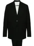 Jil Sander single-breasted wool suit - Black