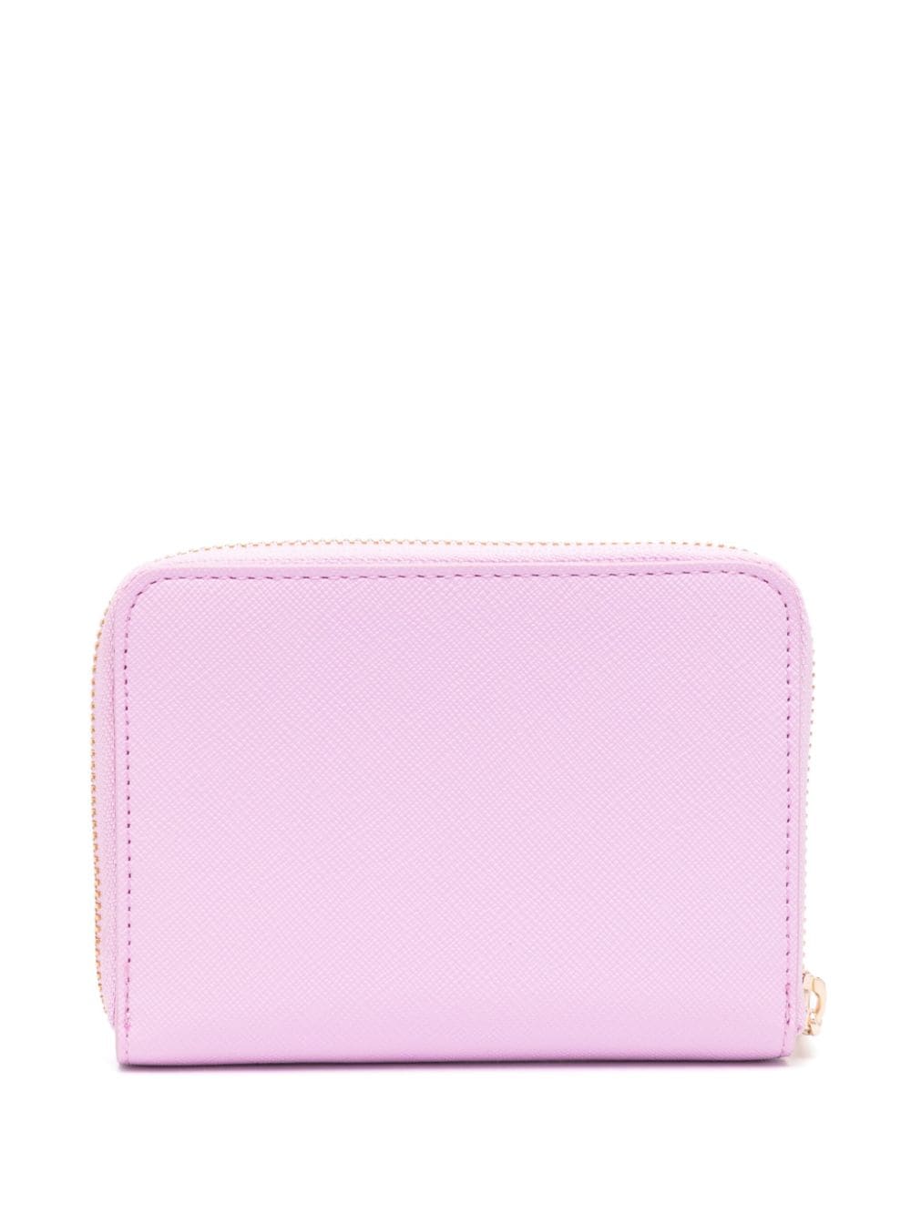 Shop Liu •jo Logo-lettering Bi-fold Wallet In Pink