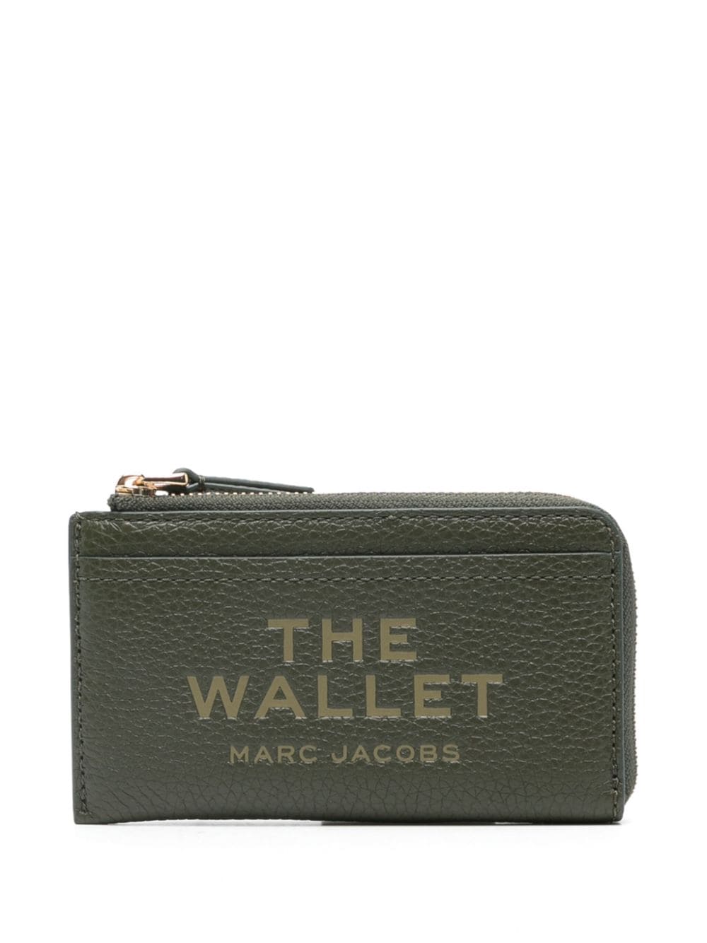 Marc Jacobs The Leather portemonnee met rits Groen