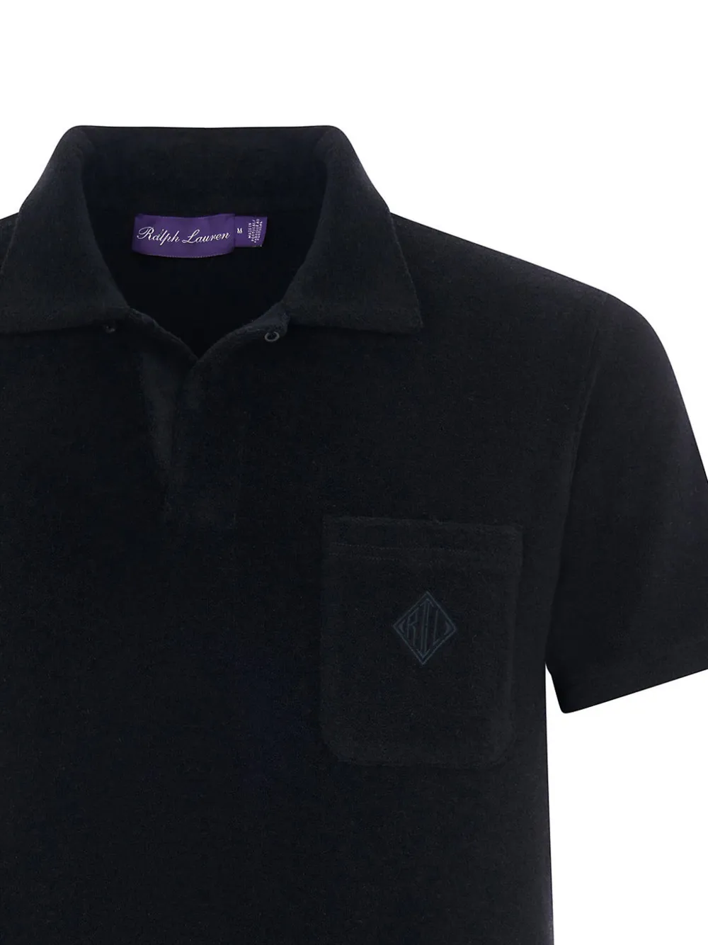 Ralph Lauren Purple Label Poloshirt met korte mouwen - Zwart