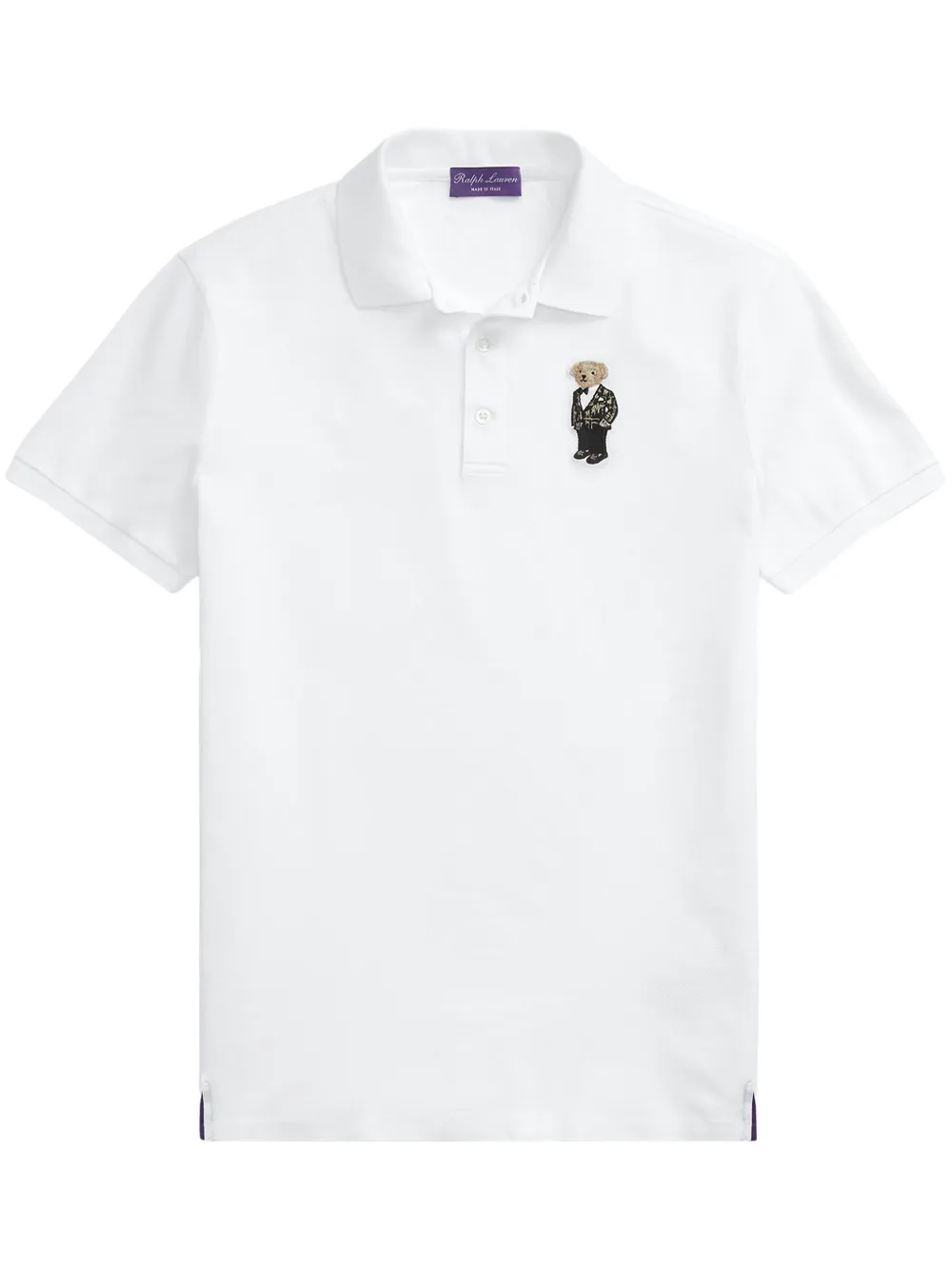 Polo Bear-embroidered polo shirt