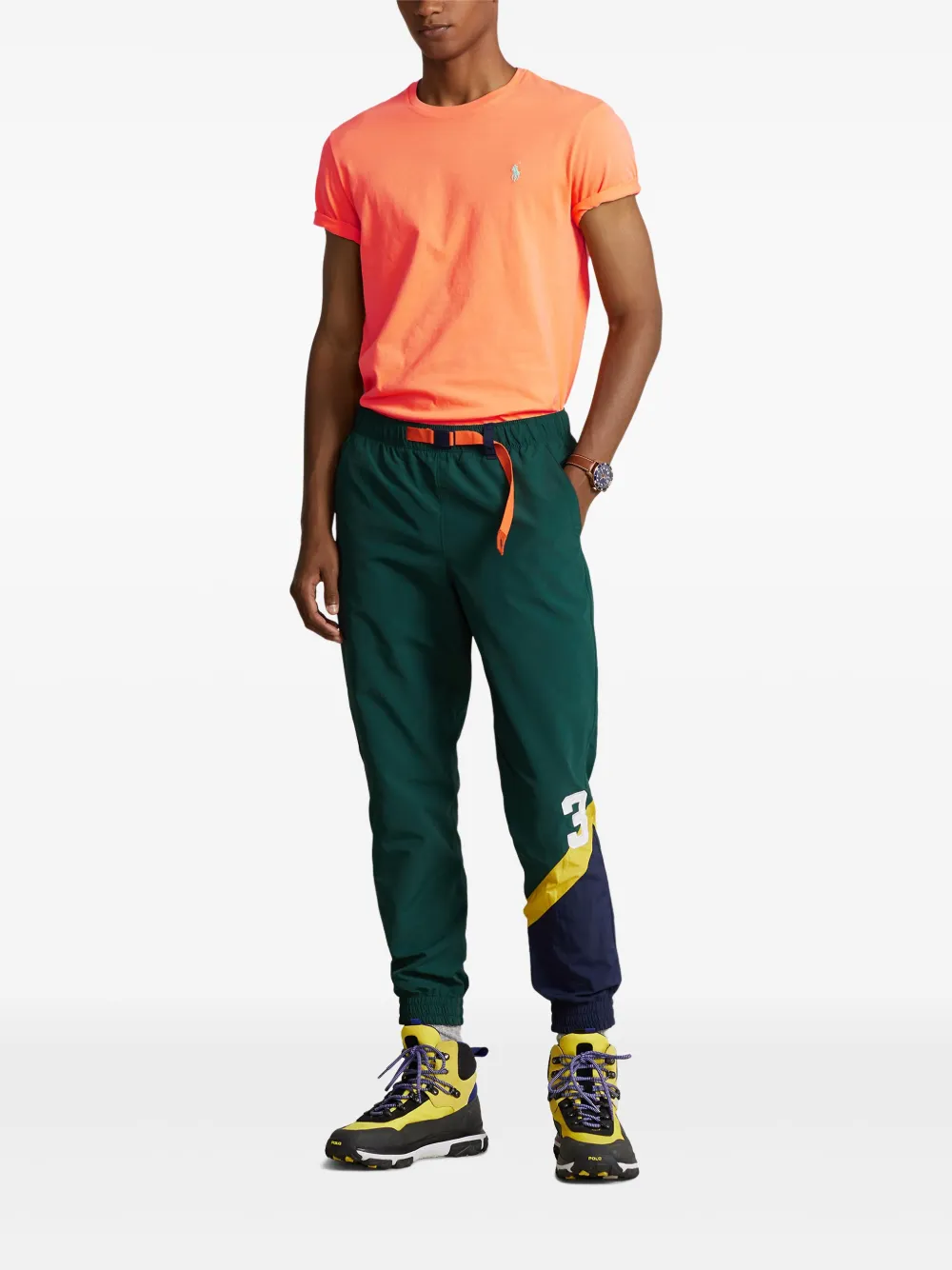 Polo Ralph Lauren T-shirt met borduurwerk Oranje