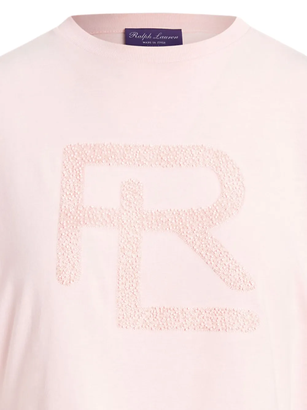 Ralph Lauren Cropped T-shirt In Pink
