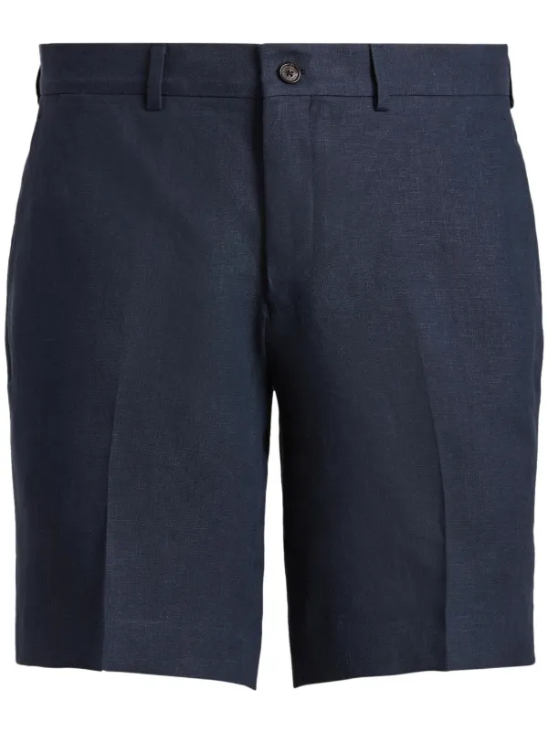 Ralph Lauren Purple Label Gregory Tailored Trousers in Blue