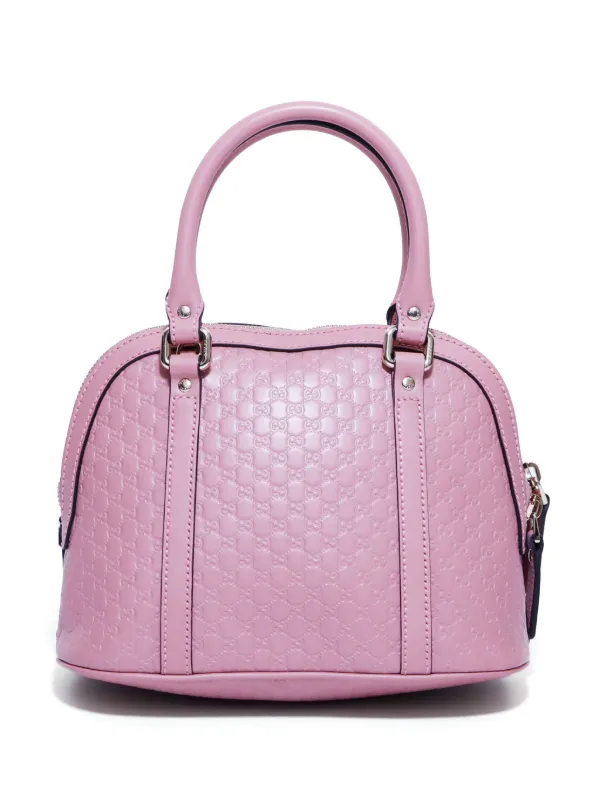 Gucci Pre Owned Microguccissima two way Bag Pink FARFETCH PH