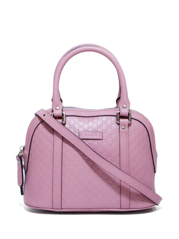 Gucci Pre Owned Microguccissima two way Bag Pink FARFETCH PH