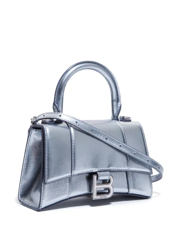 バレンシアガ HOURGLASS XS レザー 2way バッグ Balenciaga Pre-Owned Hourglass XS two-way Leather Bag